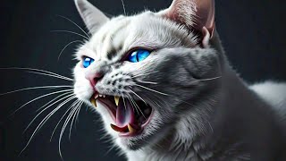 Cat Sound Horror  Aggressive cat sounds  Creepy Cat Meowing [upl. by Vine]