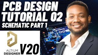 PCB Design Tutorial 02 for Beginners Altium v20  Schematic [upl. by Ferree292]