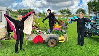 St Breward Carnival Procession 2024  Church Float [upl. by Eslud923]