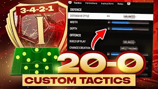 POST PATCH 200 BEST META 3421 CUSTOM TACTICS amp INSTRUCTIONS IN FC 24 ULTIMATE TEAM [upl. by Sad]