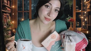 Un ASMR ACCOGLIENTE 🧦☕📖✨ roleplay 🌙  a cozy asmr english sub [upl. by Bena887]