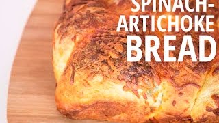 Cheesy SpinachArtichoke Bread [upl. by Lethia]