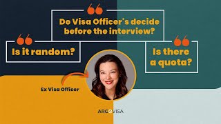 How do Visa Officers make decisions at the US visa interview ExVisa Officer reveals the truth [upl. by Yule]