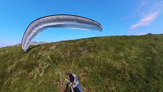 Kvitegga Dimmelsvik 2072024 Start 1618 Enzo 3 Paragliding Hill Soaring Rosendal Norge Norway [upl. by Tiffa]