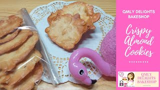 42 Crispy Almond Cookies  Easy and Simple Recipe  Baking is my Passion  QMLY Delights [upl. by Daye]