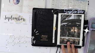 Monthly Setup  September Bullet Journal  Leuchtturm 1917 Planner  10Day Planning [upl. by Ligriv]