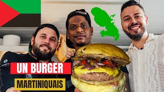 Le BURGER le  LOCAL de MARTINIQUE  Le BUZZ du quotTRINITÉ BURGERquot [upl. by Learrsi]