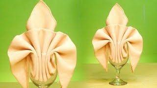 THE FLEURDELYS NAPKIN FOLDING [upl. by Juna940]