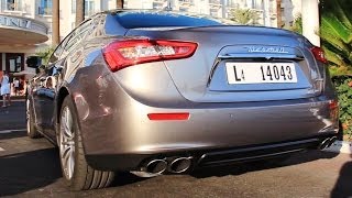 Maserati Ghibli S Loud Sound  Revs amp Full Details [upl. by Grosberg168]