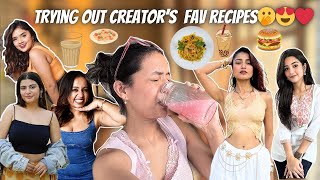 My Fellow Creators Suggested Me These Recipes  🫢❤️😍  Yashasvi Rajpoot [upl. by Enylhsa]