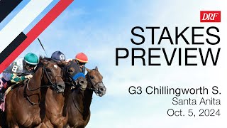 Grade 3 Chillingworth Stakes Preview  October 5 2024 [upl. by Schapira713]