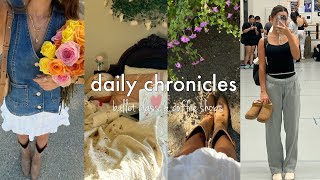 daily chronicles🤎getting into the fall mood ballet morings cozy days in my life [upl. by Shurlock617]