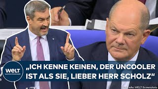 MARKUS SÖDER Keiner in Deutschland ist uncooler als Scholz – Habeck mitverantwortlich für Desaster [upl. by Ettenhoj]