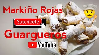 como hacer Deliciosos guargueros con manjar blanco Peruanos markiño rojas gastronomia peruana 2019 [upl. by Bozovich760]