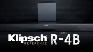 Klipsch Reference R4B Soundbar with Wireless Subwoofer [upl. by Whitney15]