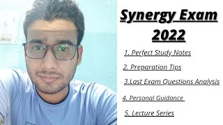 Crack Synergy Exam 2022  Strategy amp Tips  Study materials [upl. by Hazelton]