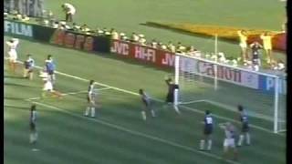 1990 World Cup Yugoslavia vs Argentine Dragan Stojkovic [upl. by Ehcsrop]