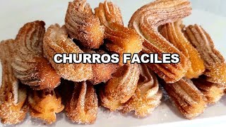 Como Hacer CHURROS CASEROS FACILES Y DELICIOSOS PARA VENDER [upl. by Sillek]