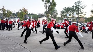 NC State Marching Band  Trombones having fun before Football Game 10122024 [upl. by Bazar]