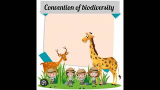 Convention of Biodiversity 1992  entered into force in1993 youtube msc education wildlife [upl. by Amer146]