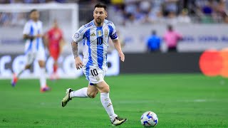 37 Year Old Messi was Impressive in Copa America 2024 [upl. by Aeli]