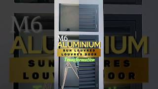 M6 Aluminium Sun Louvres amp Louvres Door [upl. by Kozloski918]