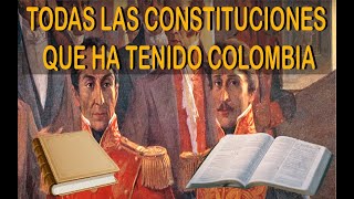 Historia del Constitucionalismo en Colombia LÍNEA DE TIEMPOCRONOLOGÍA [upl. by Ahsinrats]