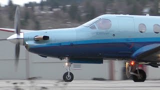 Pilatus PC12 NG Takeoff [upl. by Alaine]