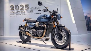 First Look 2025 Triumph Bonneville T120 Revealed [upl. by Notyrb]