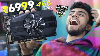 CHEAPEST 4GB GPU For GamingDDR5 🤩 Normal PC Into Gaming PC  RX 550 vs GT 1030 [upl. by Siuqaj]