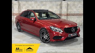 Mercedes E Class 2015 AMG Night Edition Premium [upl. by Helena]