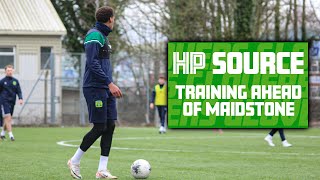 HP Source  Training ahead of Maidstone United [upl. by Atsejam]