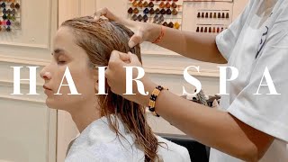 Hair Spa  Relaxing Massage  Step by Step Tutorial  HINDI [upl. by Roxi]