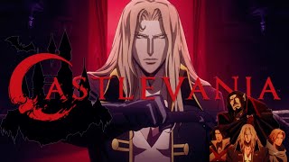 Dracula VS Belmont amp Sypha amp Alucard  FULL FIGHT  CASTLEVANIA S2 EP 7 [upl. by Platto305]