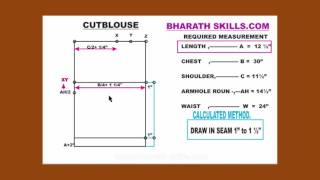 HOW TO CUT BLOUSE IN TAMIL PART 2 [upl. by Arrak]