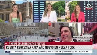 Cuenta regresiva para año nuevo en Nueva York a horas del emblemático festejo [upl. by Navi]