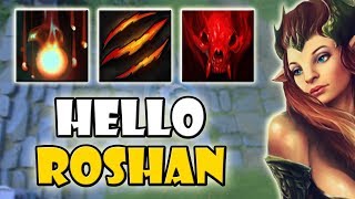 Perfect Ability Draft Roshan Build Fervor  Fury Swipes Dota 2 [upl. by Ogren661]