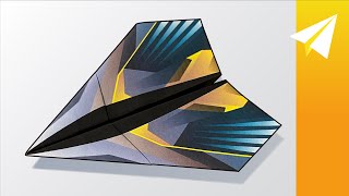 How to Make a GREAT Paper Airplane Glider — Rebel Designed by Will Barron [upl. by Filbert]