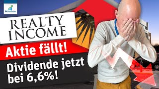 Realty Income fällt weiter – Dividende jetzt bei 66 [upl. by Dlaner]