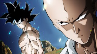 GOKU VS SAITAMA I ENGLISH DUBBING I 1 to 5 FAN ANIMATION [upl. by Allistir599]