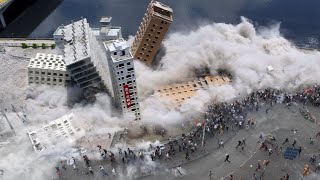 Taiwan destroyed in 2 minutes M75 Earthquake destroys many buildings in Hualien [upl. by Manaker602]