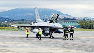 Atterraggio di emergenza per due F16 militari paura nei cieli di Rimini [upl. by Island]