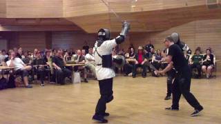 Bolognese swordsmanship demonstration [upl. by Acinet]