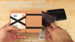 Magic Wallet  Die magische Geldbörse  Geld einstecken im Handumdrehen  DEUTSCH [upl. by Lrak]