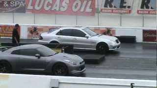 E55 AMG vs GTR [upl. by Yelhs]