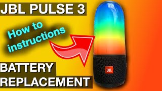 JBL Battery Replacement Pulse3 DIY How to instructions [upl. by Fenner]