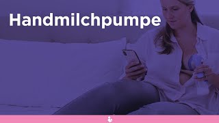 Handmilchpumpe  Milchpumpen von Lansinoh [upl. by Orgalim]