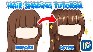 Hair Shading Tutorial  Gacha Club  IbisPaint X [upl. by Gardal]