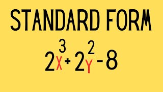 Converting an Expression to Standard Form  Algebra 1 [upl. by Nylidam318]