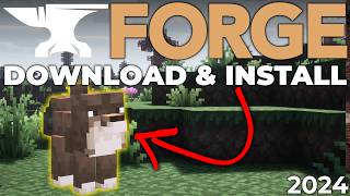 How To Download amp Install Forge in Minecraft 2024 [upl. by Torrey441]